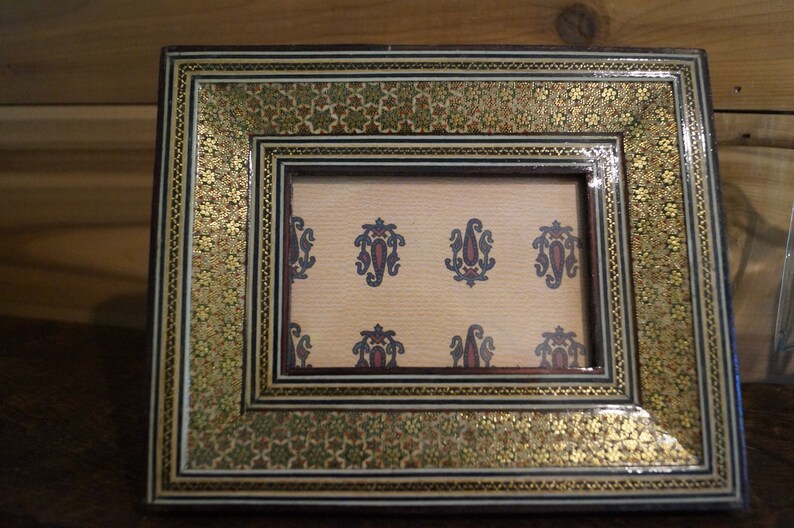 Khatam Frame Inlaid Marquetry Persian Image 0