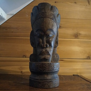 Old African Carved Wood Sculpture