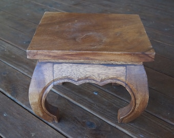 Small Wood Side Table / Shrine Table