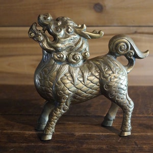 Antique Bronze Foo Dog Censor / Incense Burner