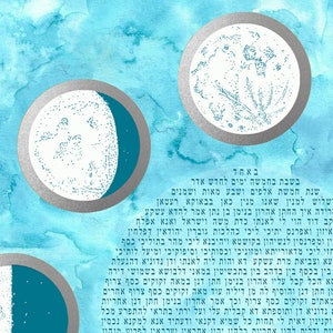 Blue Hamsa Ketubah image 3