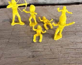 Vintage Cowboys and Indians Plastic Figure Set, 180 Pieces - Etsy