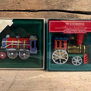 Hallmark Keepsake Ornament-Tin Locomotive -Choice Ornament