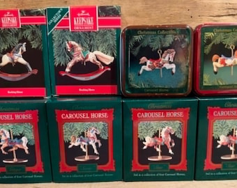 Hallmark Keepsake Carousel Horses Choice ornament