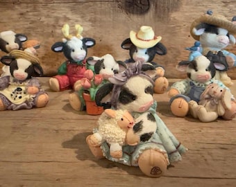 Mary Moo Moo's "Choice" Vintage Figurine in Original Box
