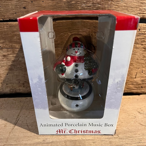 Mr Christmas Music Box Etsy