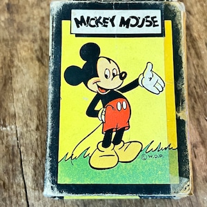 Vintage 1946 Mickey Mouse Card Game