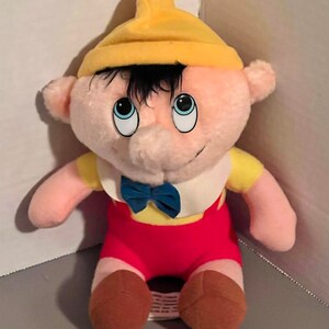 Vintage Pinocchio Plush Toy Doll