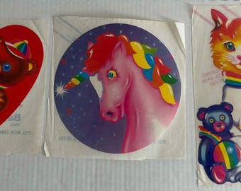 Choice Jumbo 1980s Lisa Frank Stickers- HTF