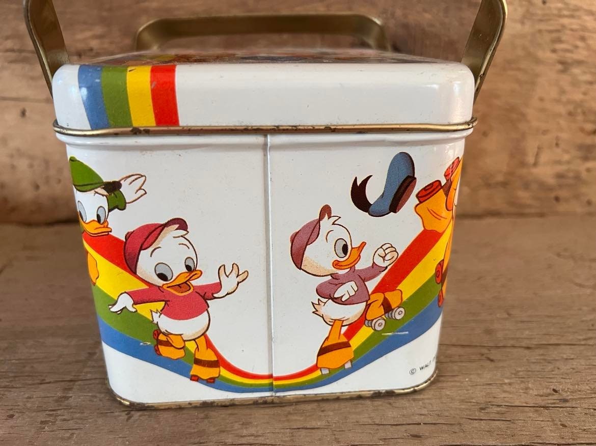 その他 Disney Mickey Mouse Skating Party Tin Vintage Mickey Mouse