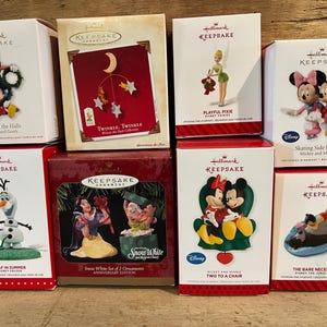 Hallmark Disney keepsake Ornaments-Choice Ornament