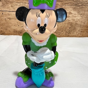 Vintage Tootsie Toy Minnie Mouse Bubble Blower Wand Figure Walt Disney Company