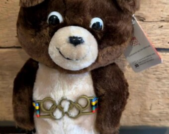 R. Dakin and Company- Misha Bear Moscow Olympics Official Mascot- With tags