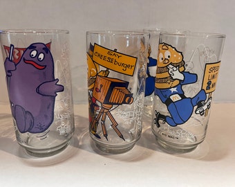McDonalds Collectible Glasses -Choice Glass