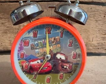 Cars Twin Bell Alarm Clock- Works