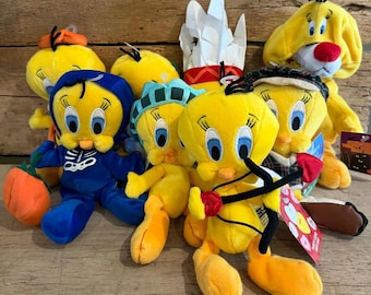 Vintage Tweety Bird Warner Bros. Choice Plush Toy- NWT