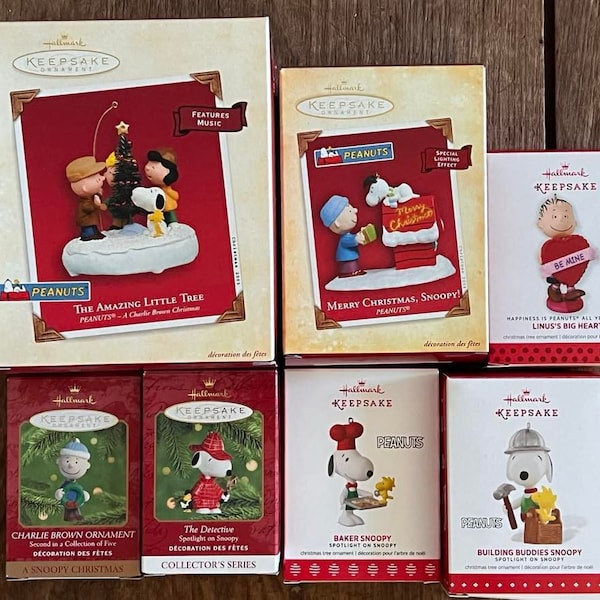 Snoopy Ornament Etsy