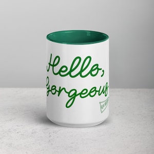 Keramikbecher, Go Birds!, Bunter Innenhenkelrand