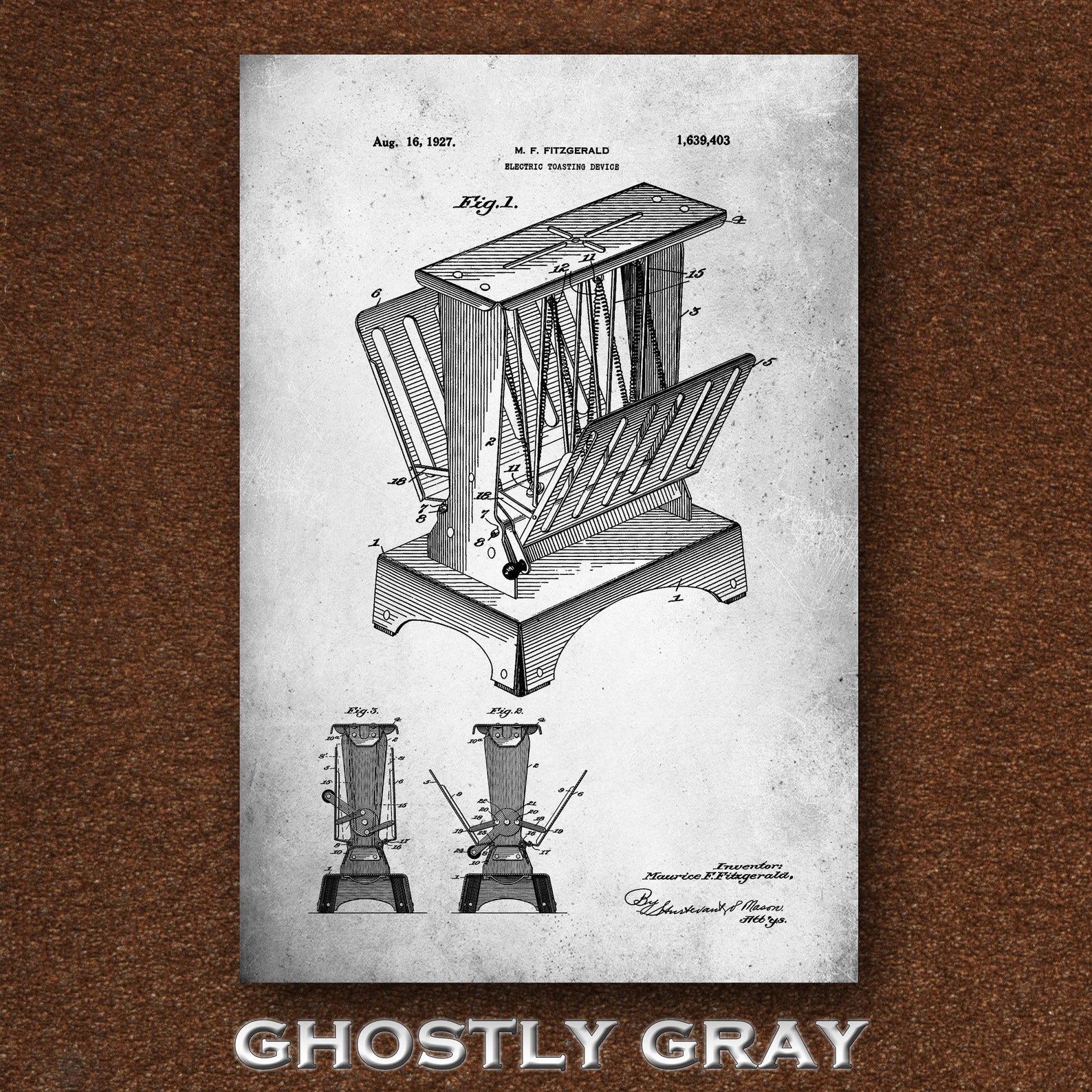 Toaster Patent Print Electric Toaster Poster Breakfast Room Etsy