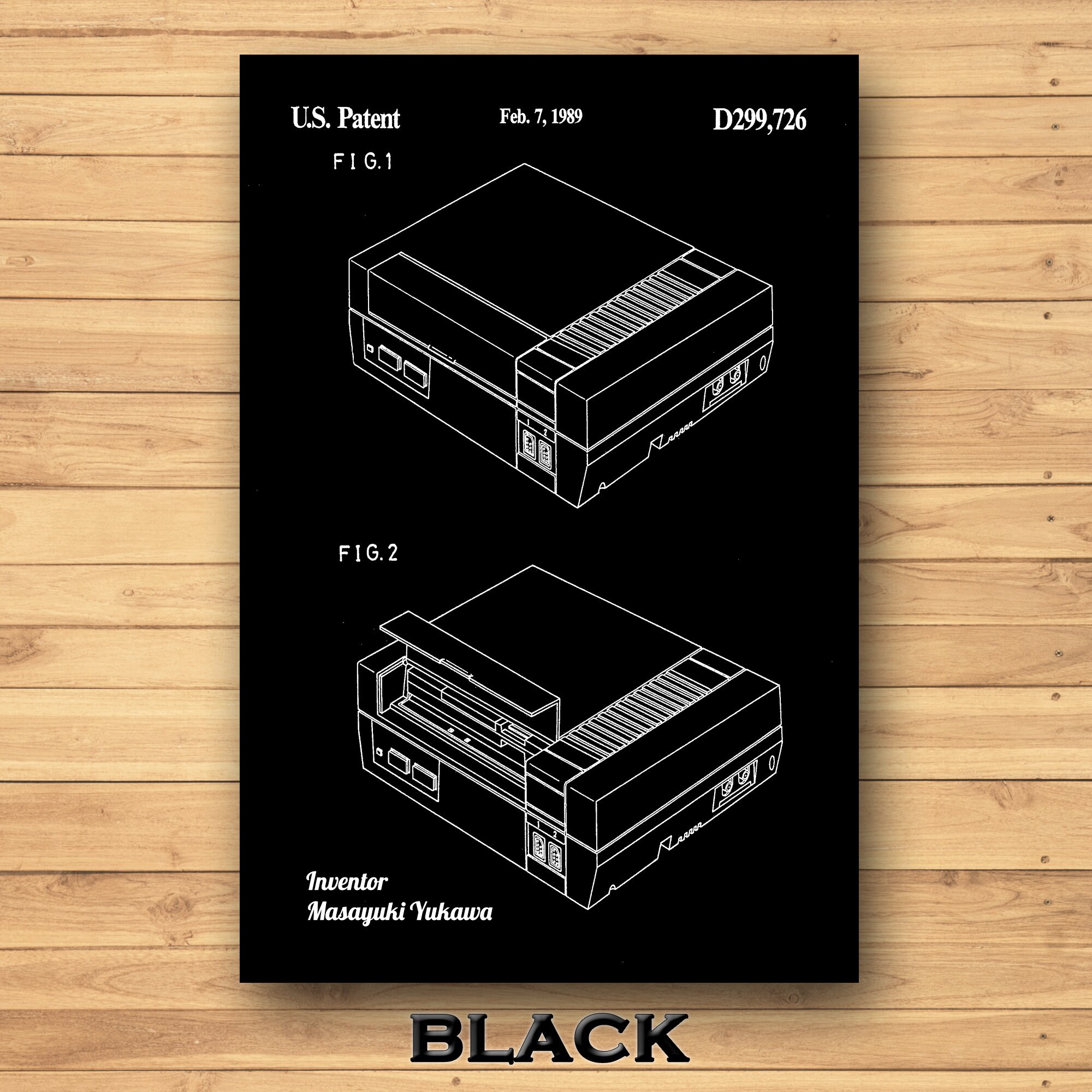 Nintendo Patent Print Video Game Art Nintendo Poster | Etsy