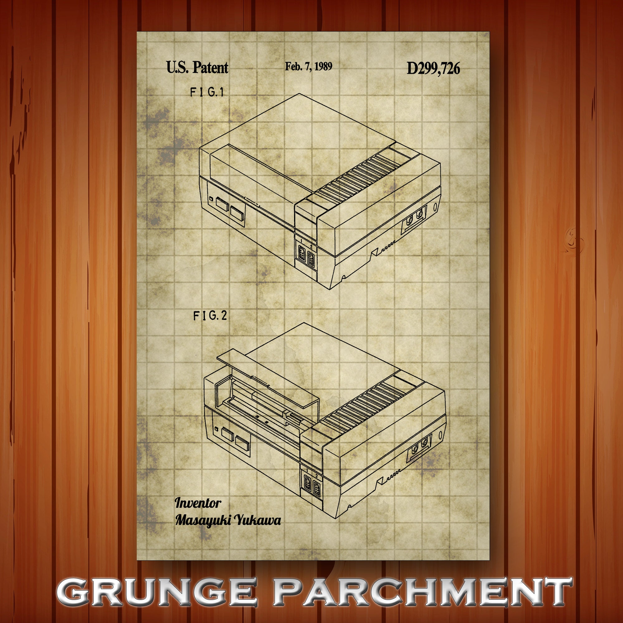 Nintendo Patent Print Video Game Art Nintendo Poster | Etsy