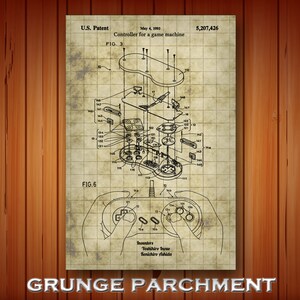 Super Nintendo Poster Nintendo Patent Nintendo Print - Etsy