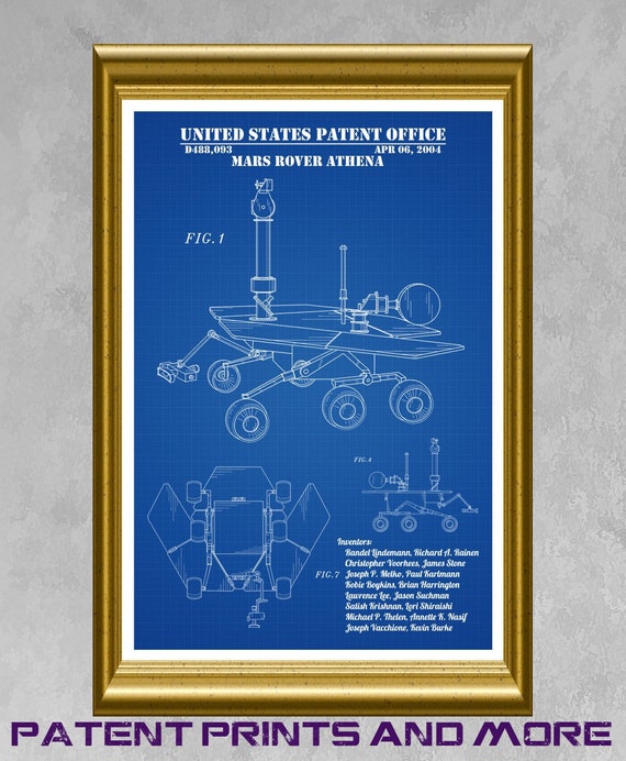NASA Mars Rover Space Hi Gloss Poster Fine Art Print