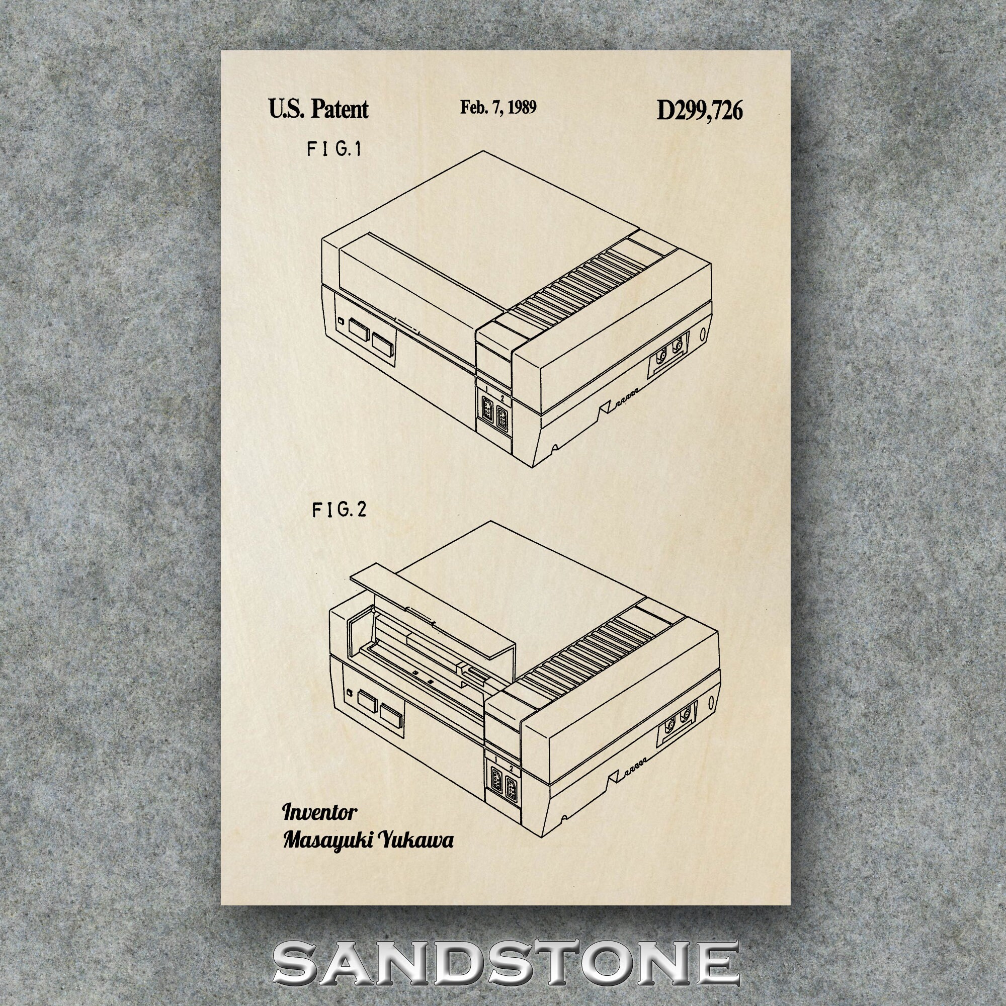Nintendo Patent Print Video Game Art Nintendo Poster | Etsy