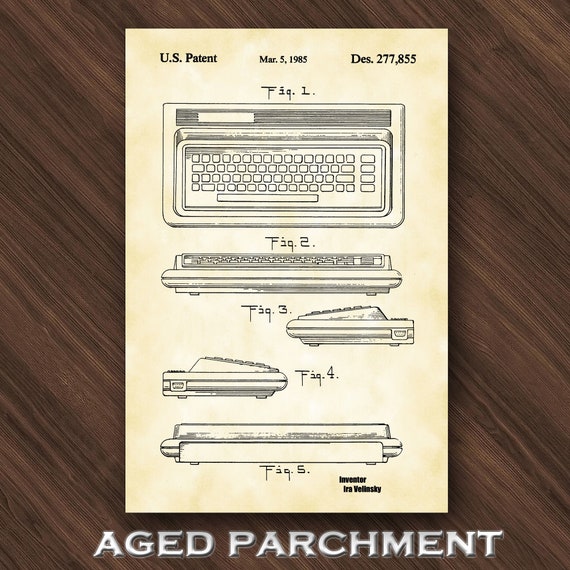 Commodore 64 Patent Print Commodore Computer Poster Etsy