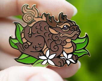 Pin de esmalte - Pequeño dragón mascota de té Yixing