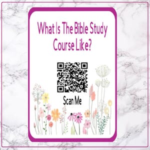 40 x Hoe ziet de cursus Bijbelstudie eruit? - met QR-codes