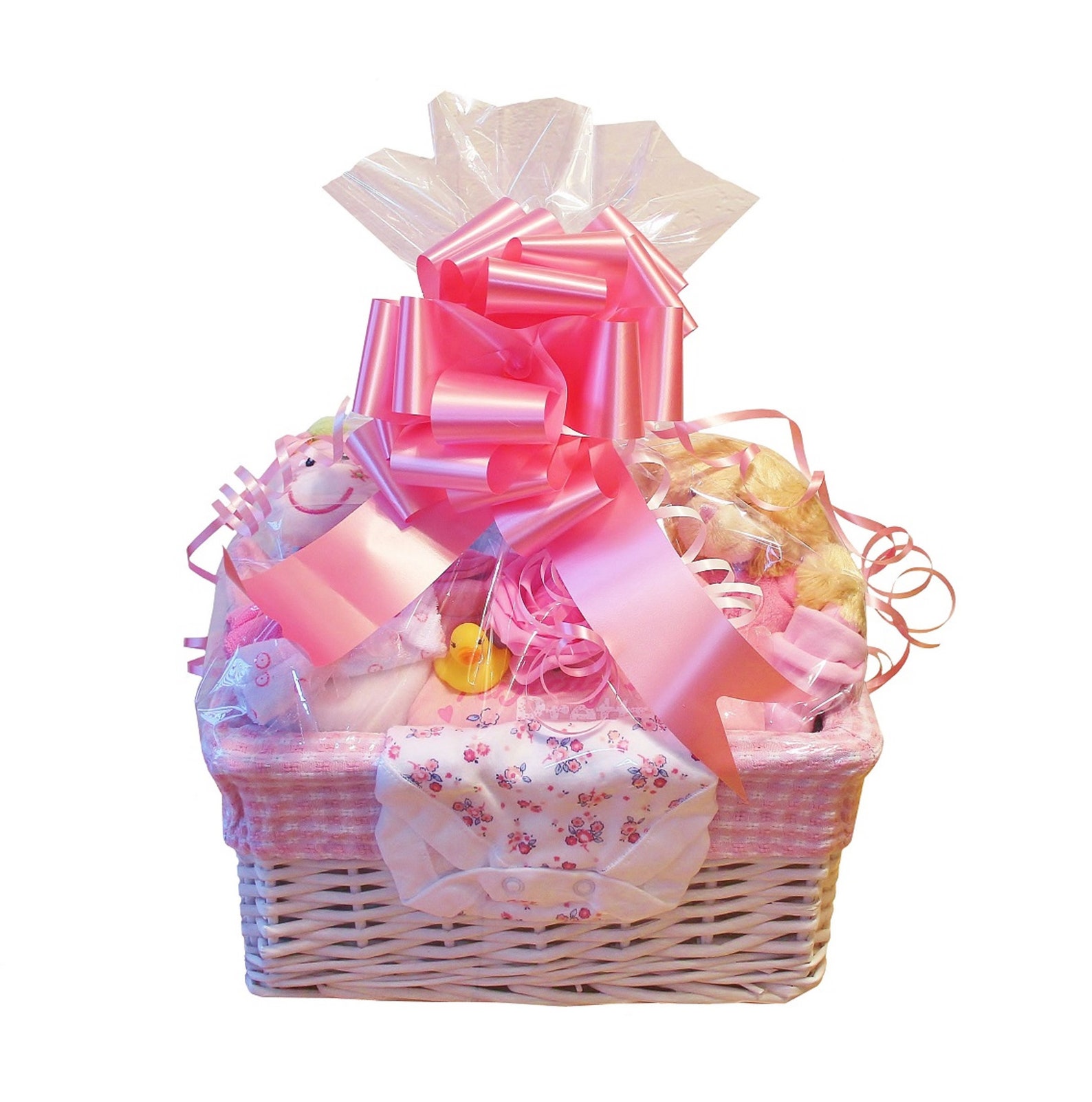 Luxury Baby Gift Basket for a Girl Etsy