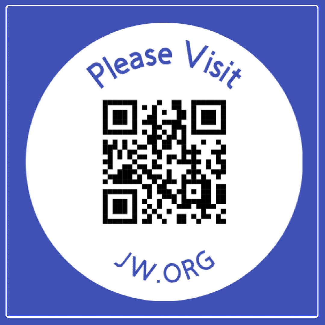 「JW.Orgにお越しください」QRコード付きJWステッカー60枚 - Etsy 日本