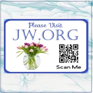 36 x Odwiedź JW.ORG, projekt „Bukiet kwiatowy” z kodem QR