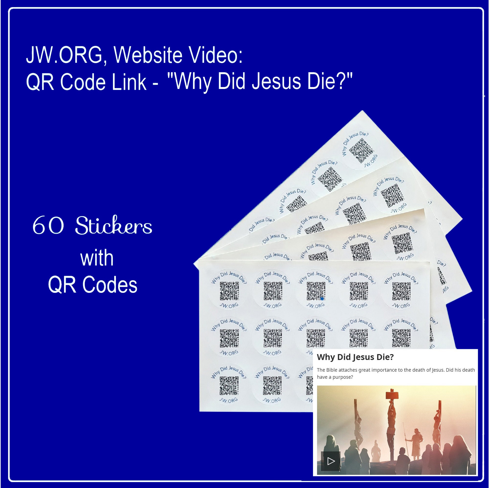 Example Bar Code Jesus 60 X