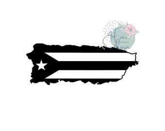 Puerto Rico, Puerto Rican Flag, Digital File, Sublimation Design, Shirt Transfer, Iron On, PNG Image, Instant Download