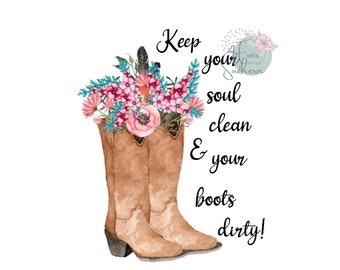 Cowgirl up Png Boot Png Sublimation Designs Country PNG File - Etsy