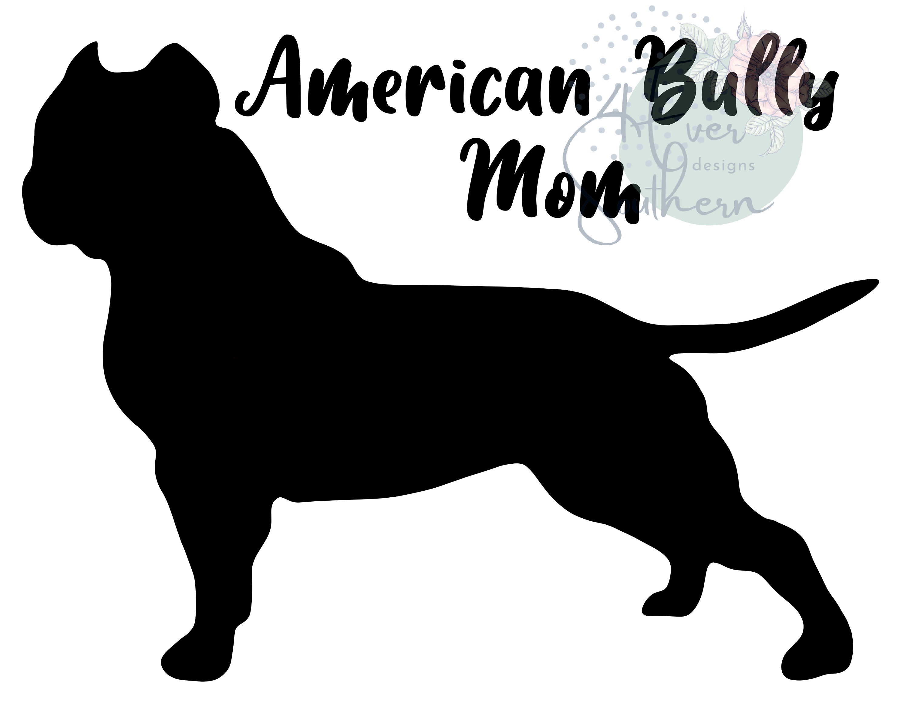 American Bully Mom DOG Vintage T Shirt Men Fashion 2023 Women T