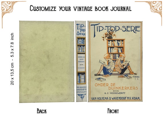 Custom Journal Of A Vintage Tip Top Diary Art Journal Etsy