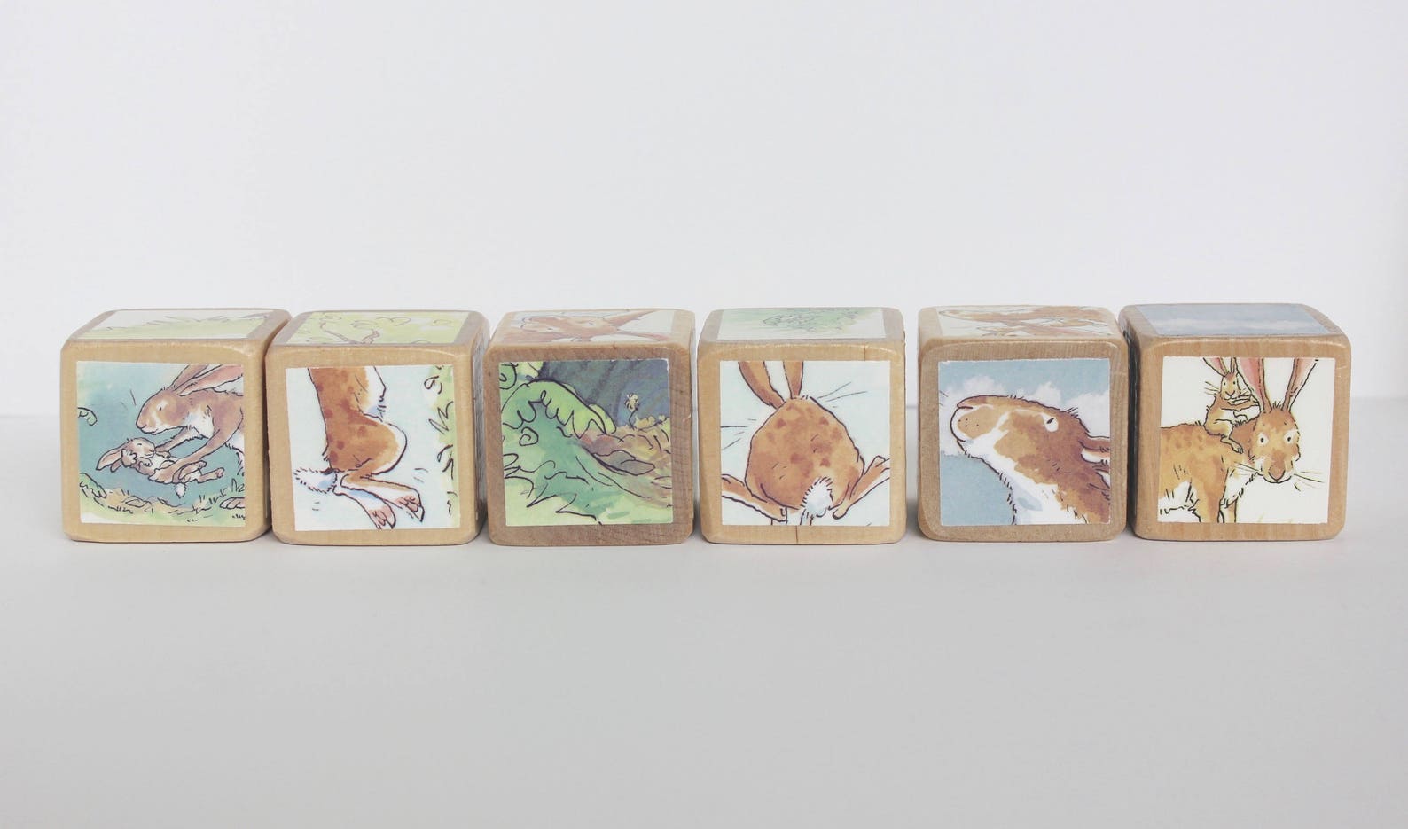 6 Guess How Much I Love You Blocks Etsy