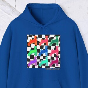 Goat Neon Stock Show Hoodie Livestock Show Goat Wether Doe FFA 4-H Hooded Sweatshirt