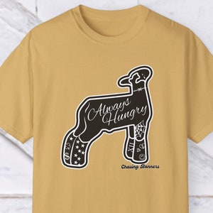 Schaf-Lamm immer hungrige Lager zeigen T-Shirt Viehbestand zeigen, ob Ewe FFA 4-H T-Stück