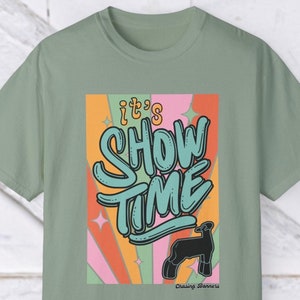 Schaf-Lamm Showtime Stock Show T-Shirt Livestock Show Ob Ewe FFA 4-H Tee