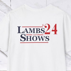 Lämmer und Shows Lager zeigen T-Shirt Viehzucht zeigen Schaf Ewe Ob FFA 4-H Tee
