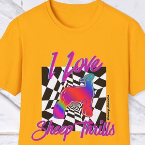 Lamm Schaf Thrills Stock Show T-Shirt Vieh zeigen FFA 4-H Tee