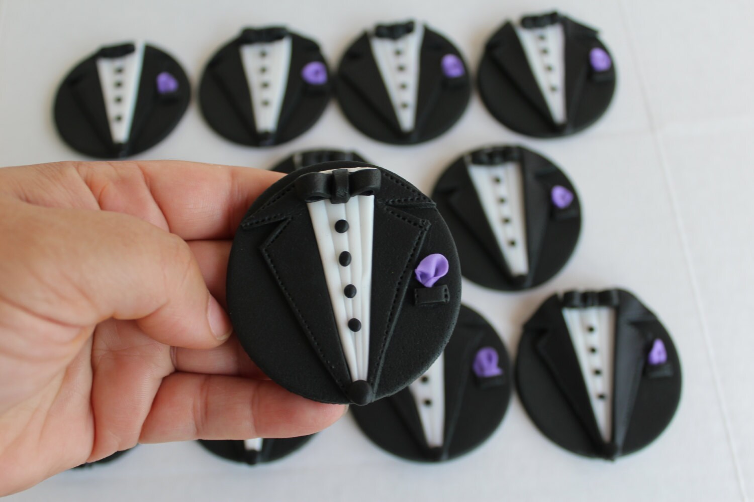 Groom Cupcake Toppers Bridal/Wedding | Etsy