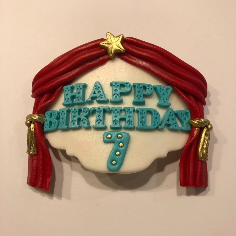 Circus themed Happy Birthday plaque image 1