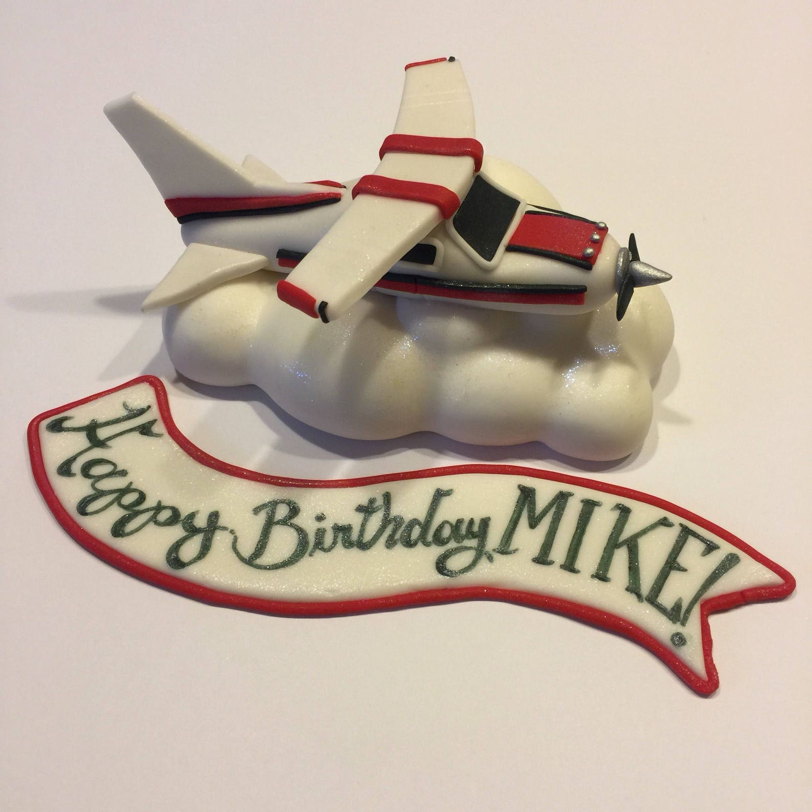 Airplane Cake Topper and Cupcake Toppers Etsy