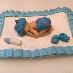 Baby Shower Cake Topper-Monster theme