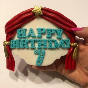 Circus themed Happy Birthday plaque image 3